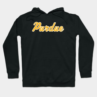 Purdue Retro Script Hoodie